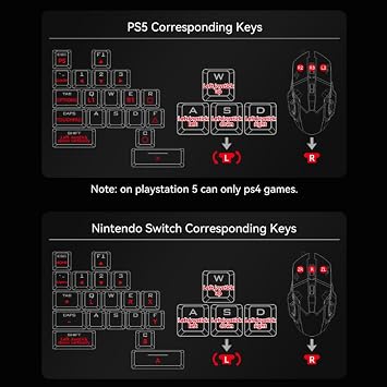 Keyboard and Mouse, Controllers Converter Keyboard and Mouse Adapter, Adapter Xim Game Controllers Converter for //XboxONE Series/