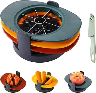 Fruit Slicer, Telawah 4 in 1 Mango Core Slicer with Vegetable Peeler and...