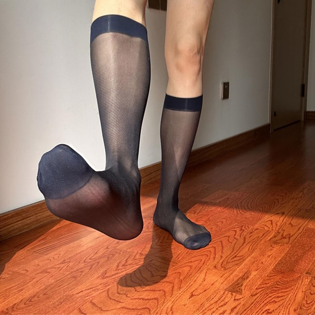 Premium Men Dress Socks for Business Prom Occasion Breathable Nylon Fabric Socks with Comfort and Practical