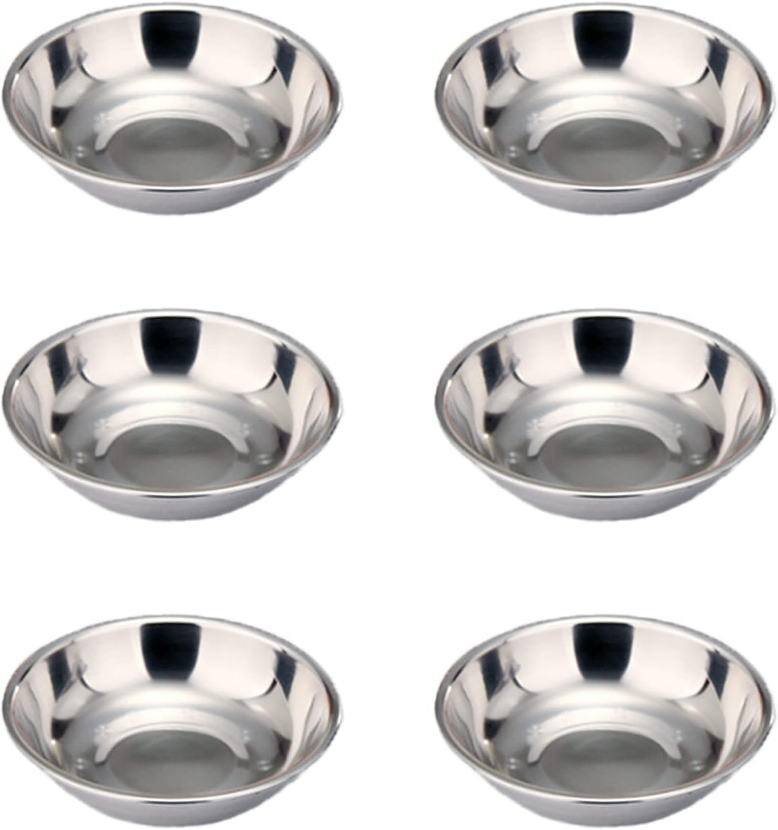 12 Sojasauce Schälchen Aus PET - Wiederverwendbare Dip-Schälchen 7,2cm