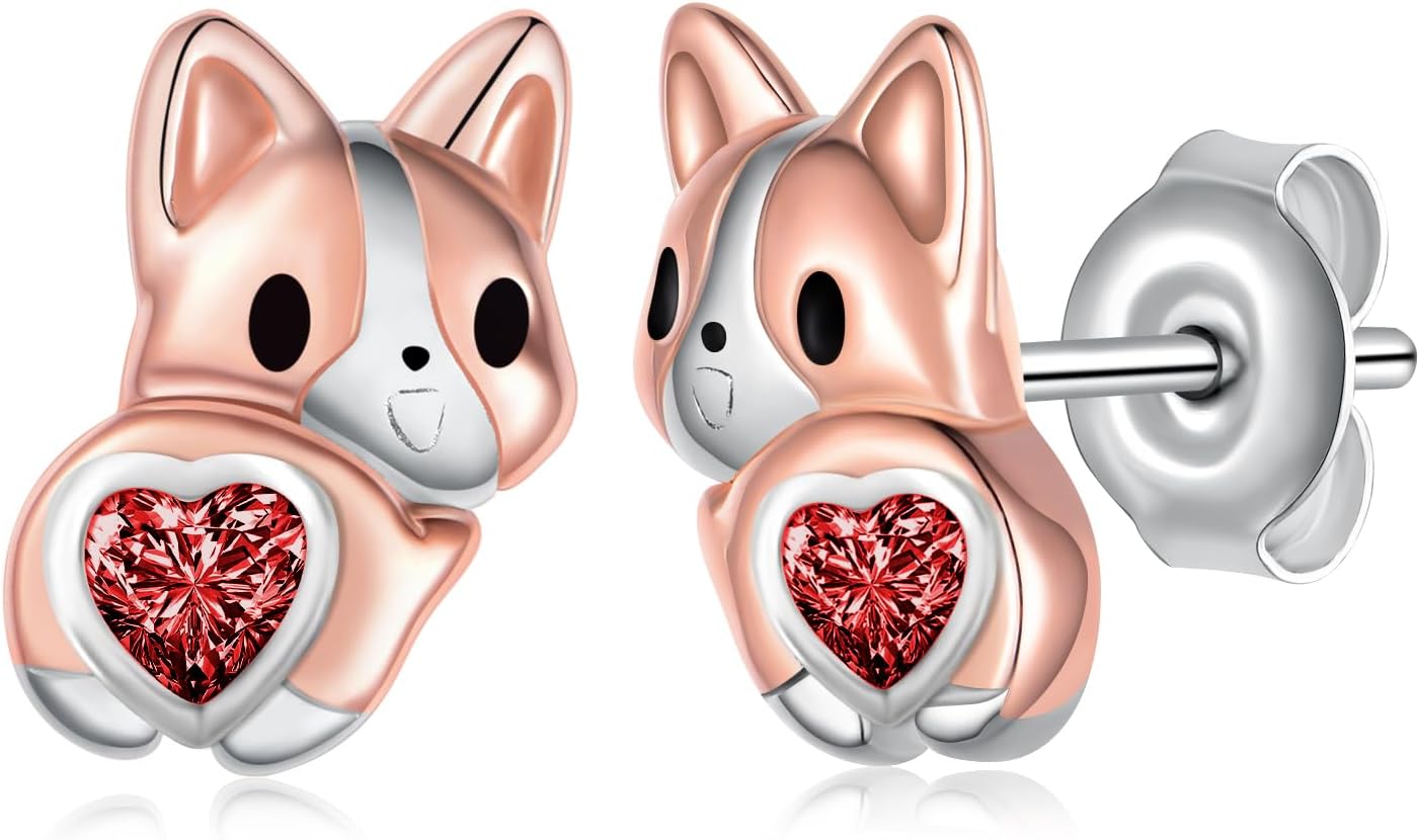 スターリングシルバー ミニ肉球プリントイヤリング ジュエリー 猫と犬の飼い主に, スターリングシルバー Sterling Silv 並行輸入品