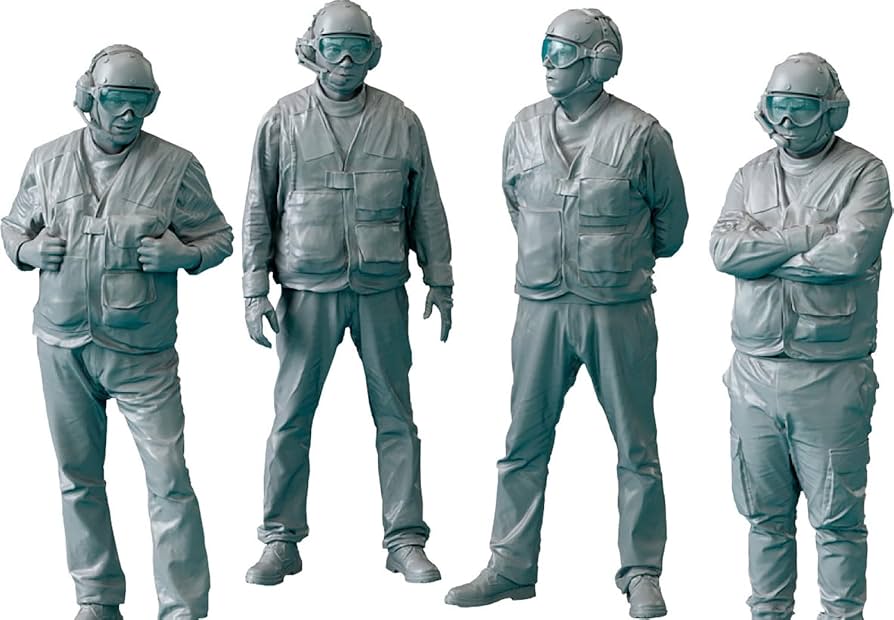 RT-123270 専用ページ 空軍12点セット Amazon | レスキット (Reskit) 1/72 空母カタパルトクルー 待機