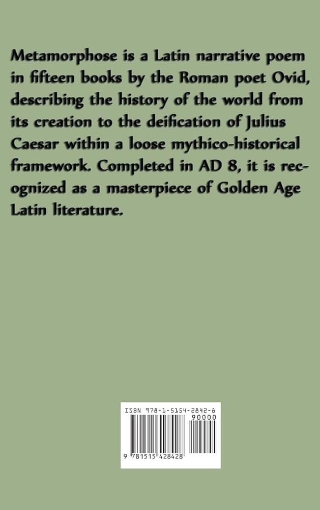 Le morfosi(1~4, 4冊) Ovidio Nasone Le morfosi(1~4, 4冊) Ovidio Nasone Le metamorfosi (Italian Edition