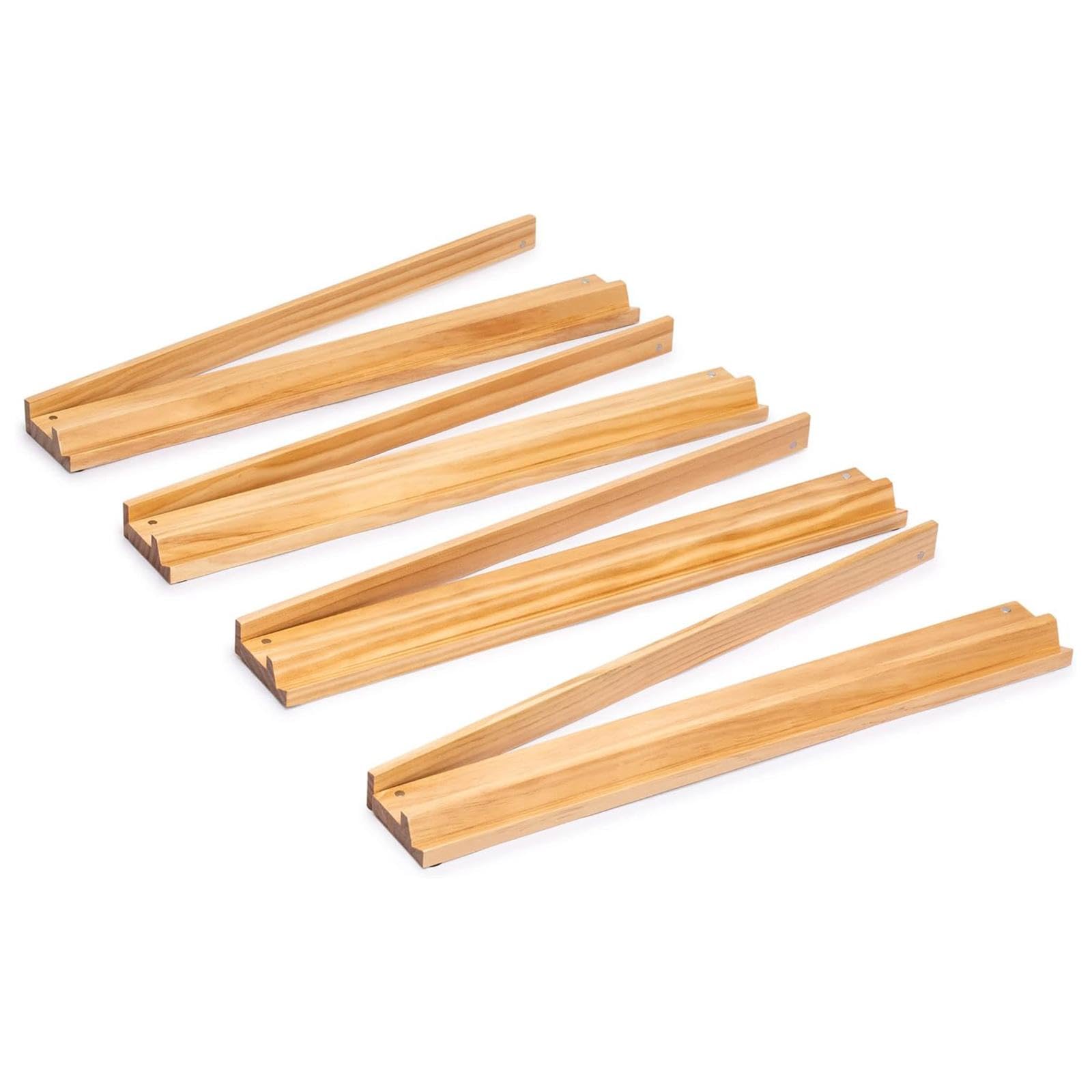 4 Soportes de Mahjong de 44 Cm, Bandejas Ligeras, Accesorios para Juegos de Mesa para Noches de Juegos, Reuniones, Fiestas Y Familias, Madera