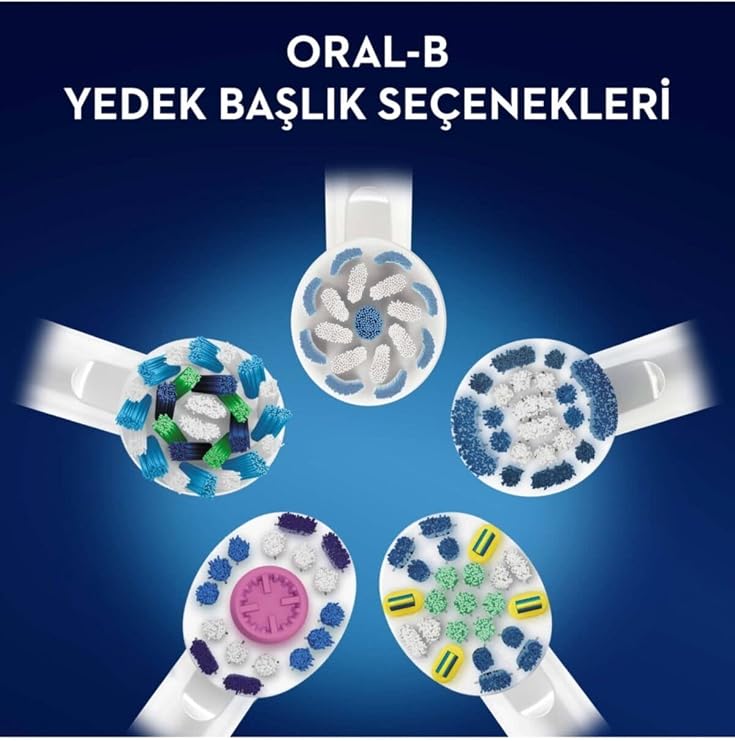 Oral-B Toothbrush Replacement Head Precision Clean Anti Bacterial 5 pcs