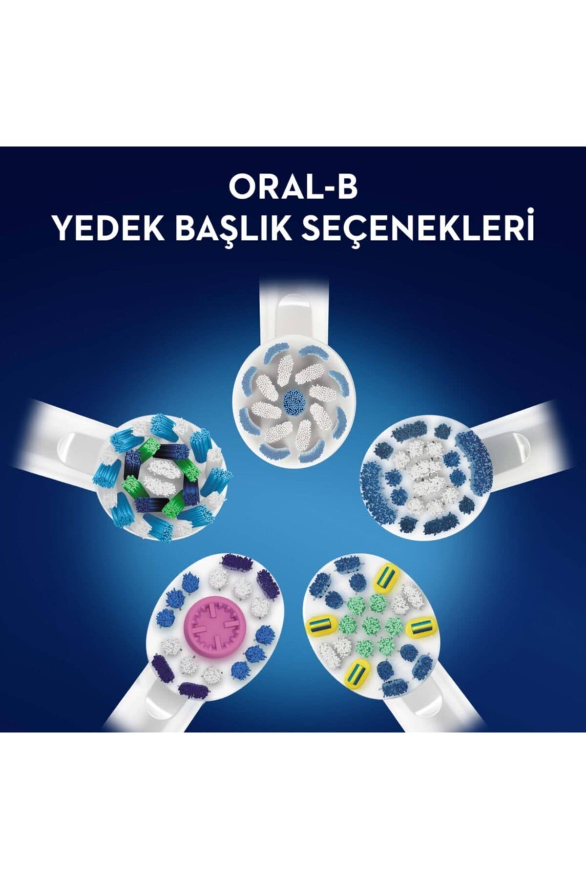 Oral-B Diş Fırçası Yedek Başlığı Precision Clean Anti Bakteriyel 5 adet