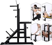 WUDLEP Állítható Squat Rack 35-59 cm, Multifunkcionális Erőkeret Otthoni Edzéshez 7