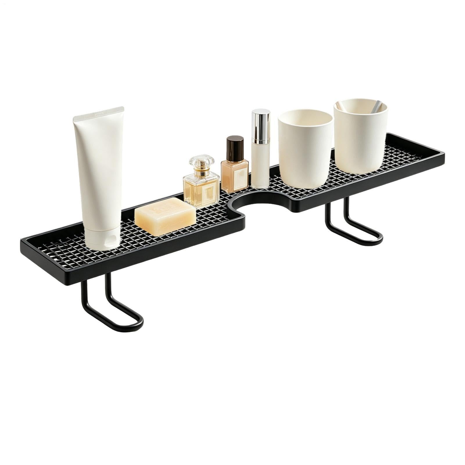 Cesta flotante sin taladro con drenaje para el lavabo