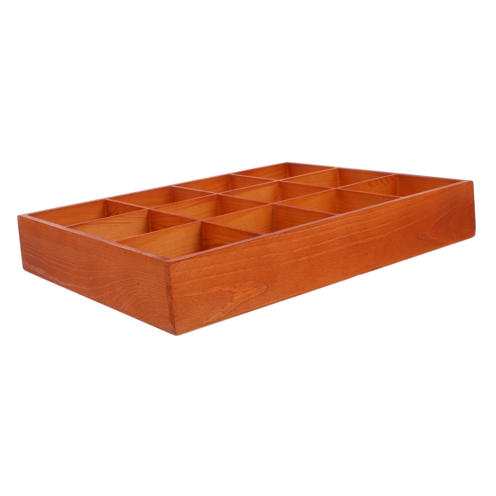 Schubladenteiler aus Holz 12 Fächer Organizer für Socken Unterwäsche Schlüssel Teebeutel Moderner Schubladen Organizer für Vielseitige Aufbewahrung