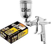Pistola De Pintura Aerógrafo K3 De Gravidade Bico 0.5mm 125 Ml Btpt1200 The Black Tools