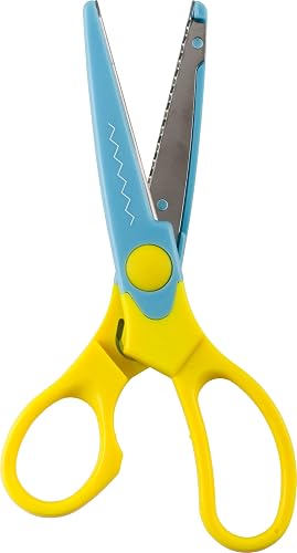KWB 20890 Bastelschere für Kinder 020890 (abgerundete Spitze, Zickzackschnitt, 1