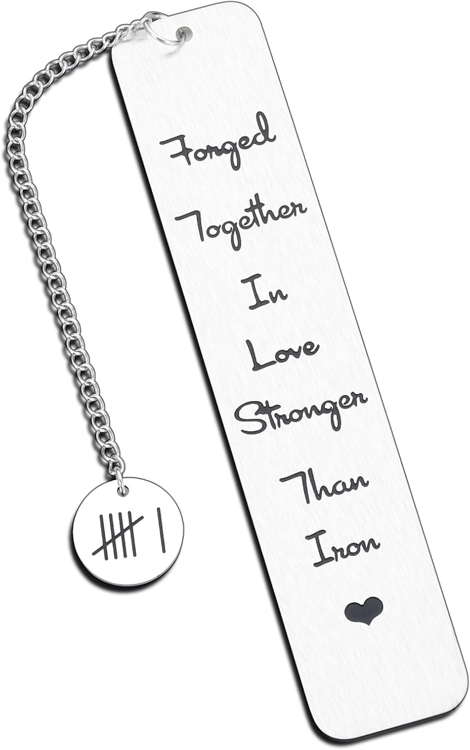 6 Year Anniversary Bookmark Gifts for Her Iron Anniversary Gifts for Him Steel