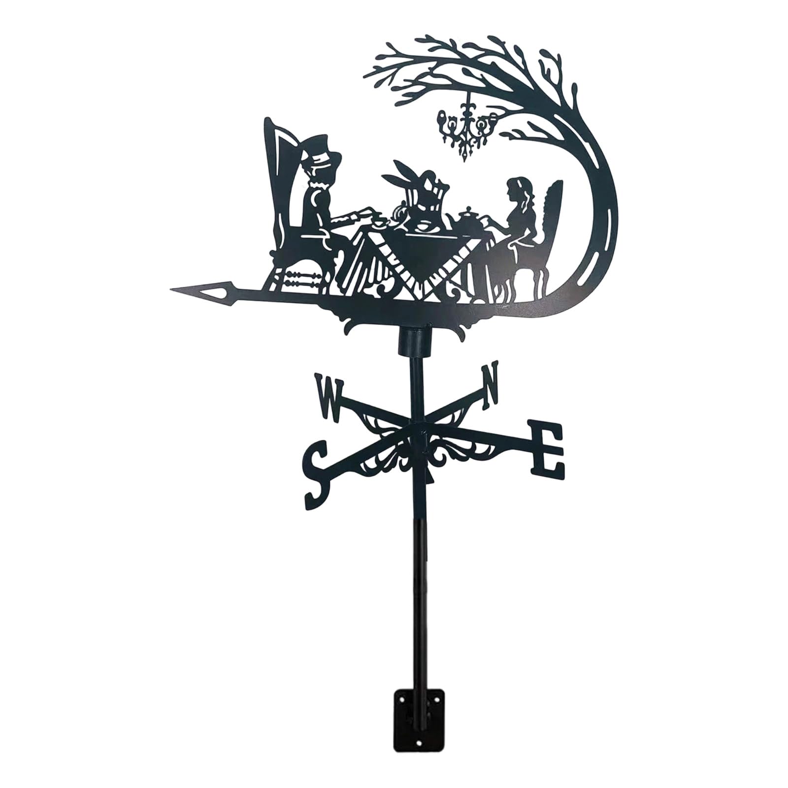 Weather Vane Iron Rooster Wind Light Garden Yard Shed Accessories Outdoor Weather Vane