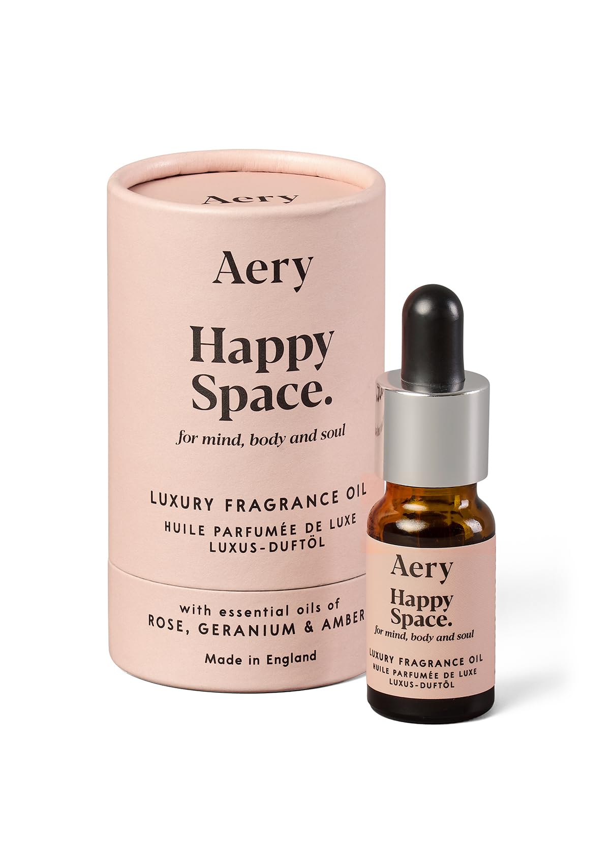 AeryFragrance Oil - Natural Essential Oils for Electronic Diffusers & Oil Burners - Vegan & Cruelty Free (Happy Space)