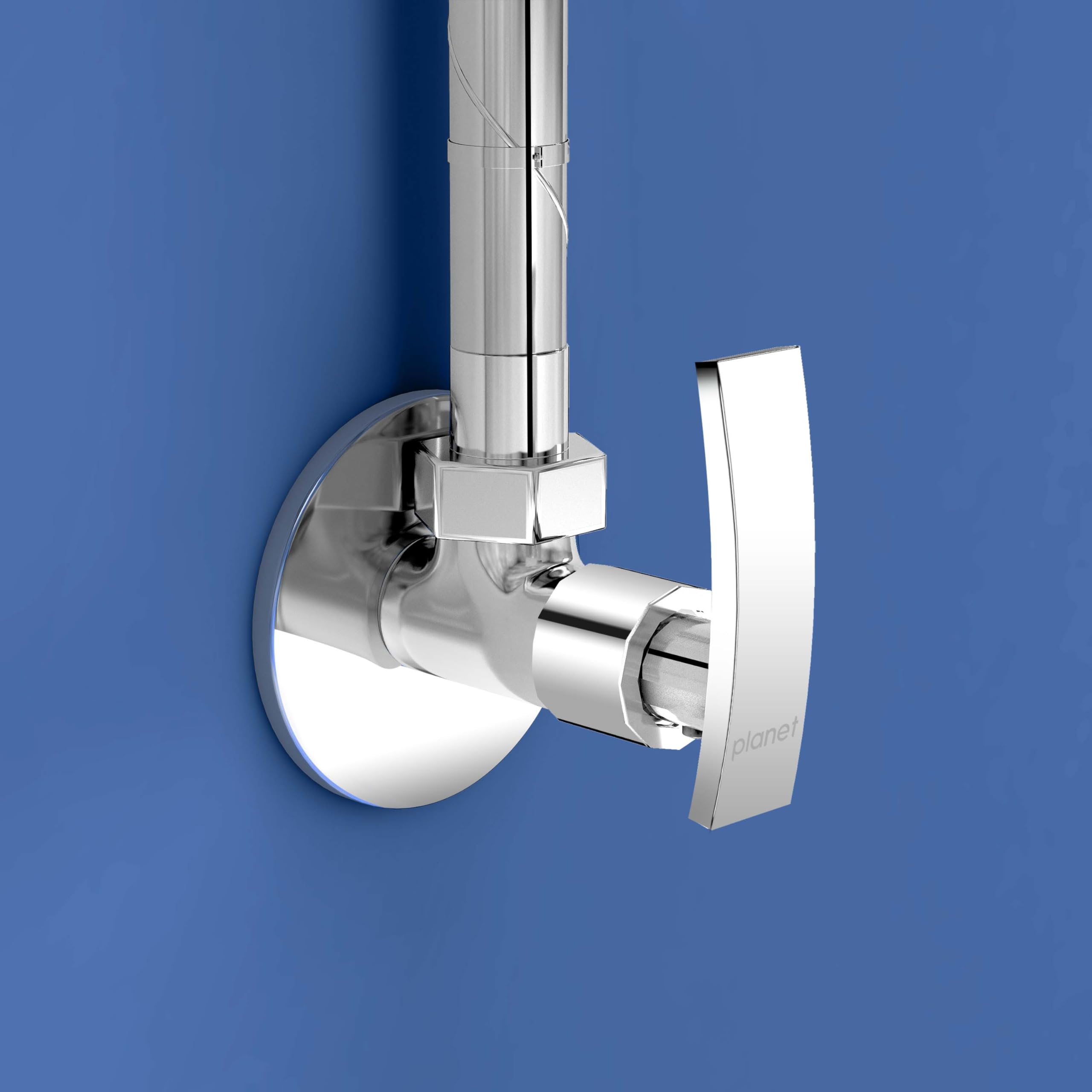 Planet Single Lever Angle Cock for Bathroom/Valve for Bathroom/Stop Cock/Single Way Cock with Teflon Tap/Geyser Tap - Pack of 1 (Samar-Chrome) (B0CYLN6R6J) Amazon Price History, Amazon Price Tracker