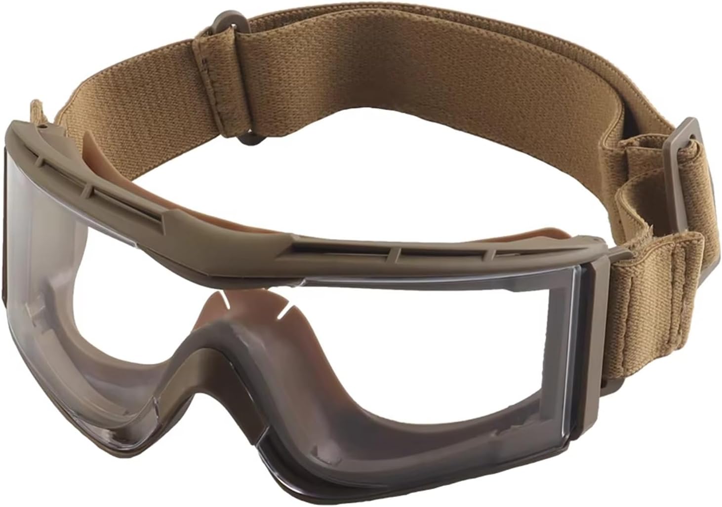 Airsoft Tactical Goggles, 3 Lenses, Helmet Compatible, Windproof & Dustproof, Hiking, Ski Glasses for Paintball