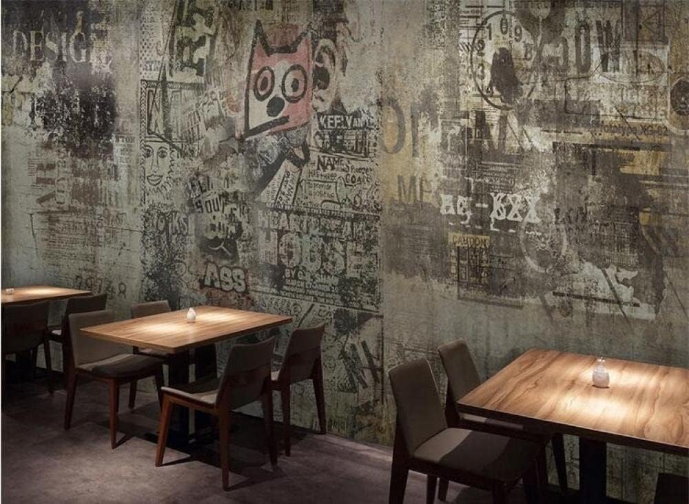 Amazon 3dレトロセメント壁画インダストリアルスタイルロフトバーミルクティーショップ衣料品店手紙落書き壁紙 3d 300x210cm 壁紙 Amazon 3dレトロセメント壁画インダストリアルスタイルロフトバーミルクティーショップ衣料品店手紙落書き壁紙 3d 300x210cm 壁紙