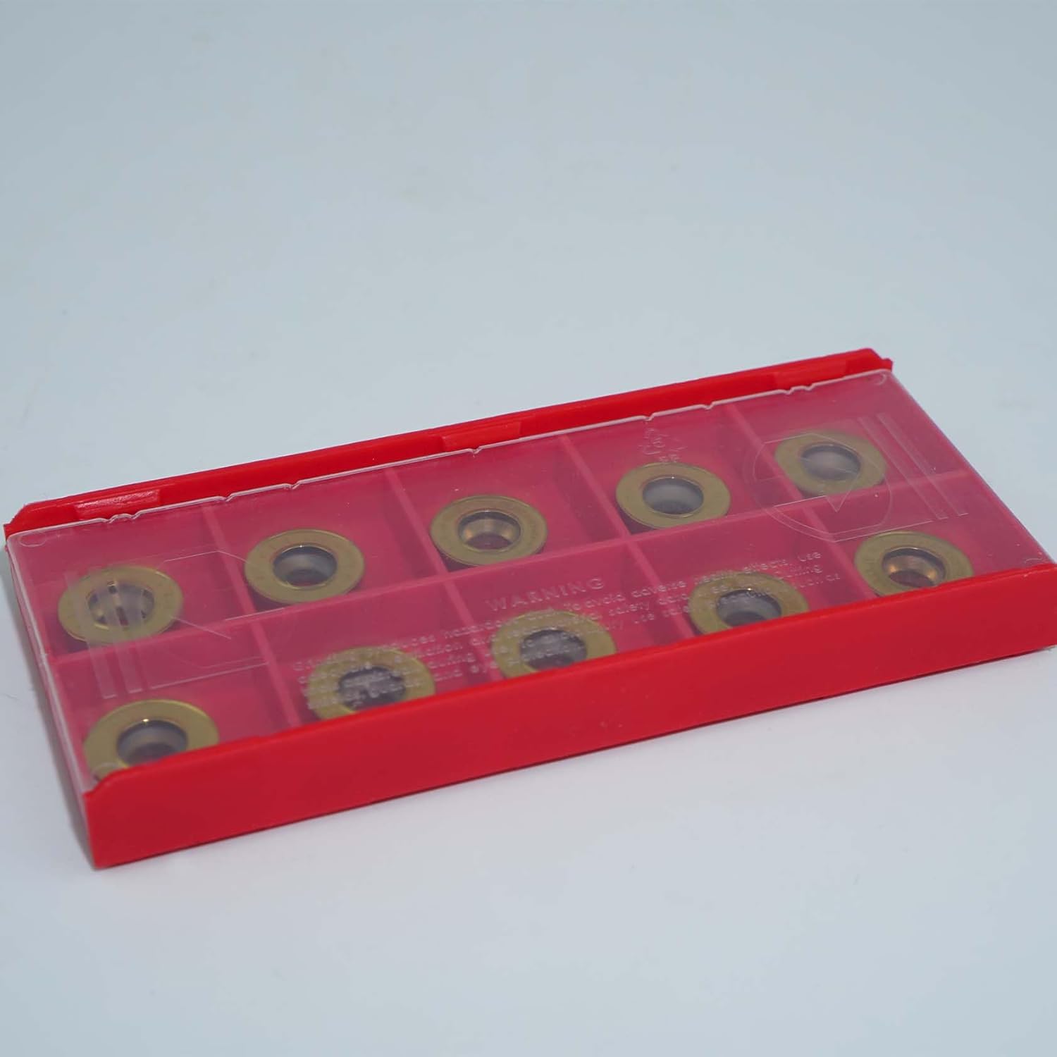 50mm EMR Round Dowel Face Mills, R8 FMB22 7/16-20UNF Thread Shank, 10Pcs RPMT1204 Carbide Inserts, T15 Wrench and 8mm Spanner