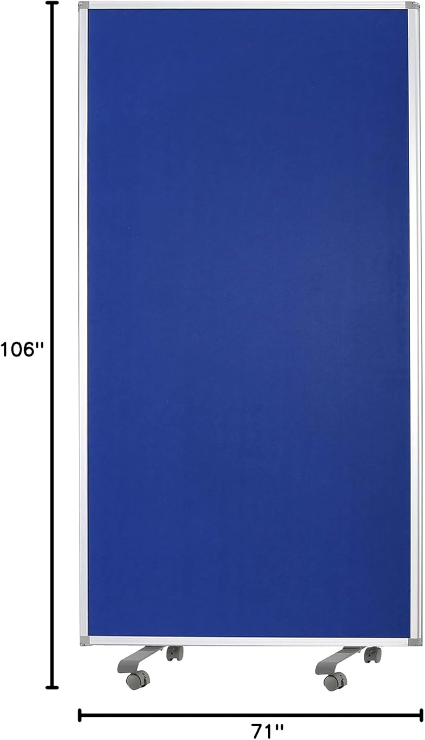 Screen Gems Room Divider, 71 x 106, Blue