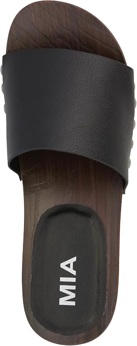 MIA Women's Lanell Studded Slide Sandals