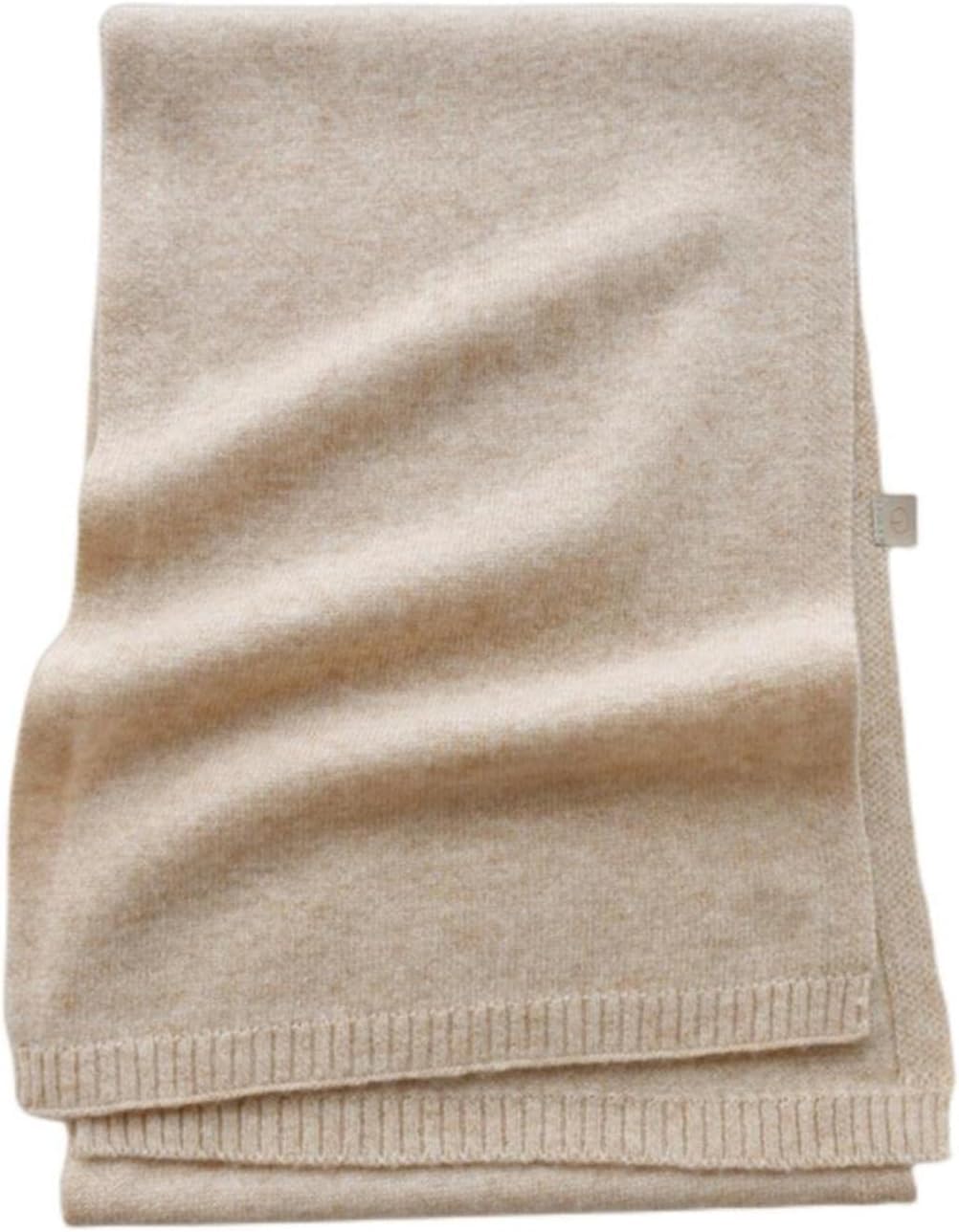 Strickschal Kaschmir Schals Beige Frauen Und Männer Winter Strickschal Erwachsene Warme Lange Wolle Damen Schals, beige, Kids115CM