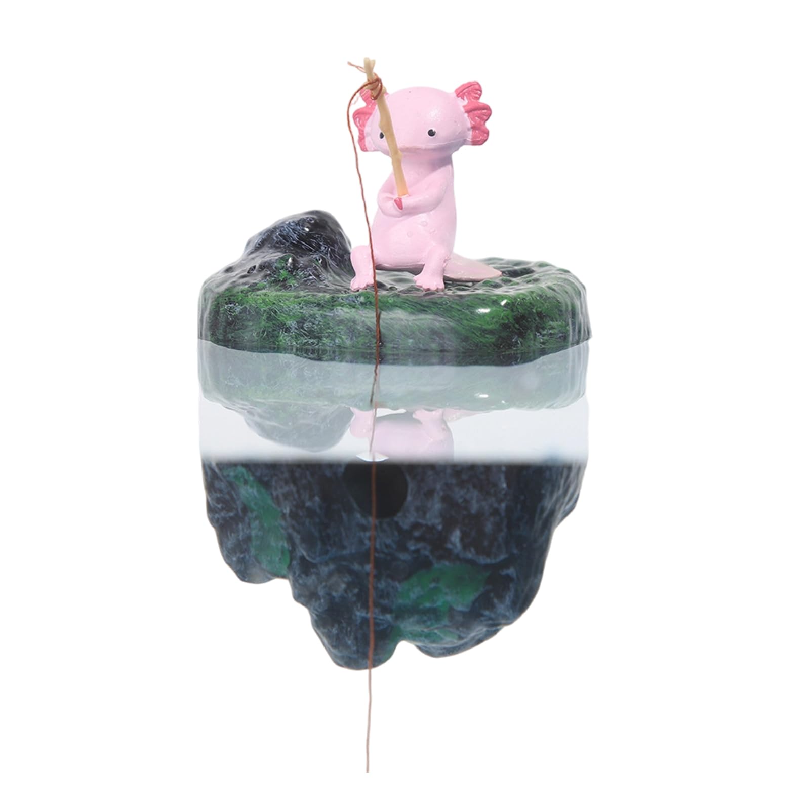 Navna J Floating Islands Fish Tanks Decoration With Natural Rock Fishing Float Islands Aquariums Ornament For Fish Tanks Fishing Hideouts