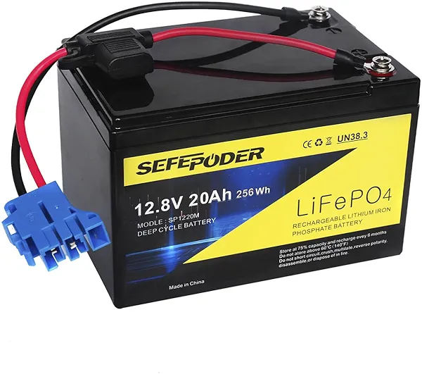 SEFEPODER Replacement Battery Compatible with Peg Perego 12 Volt Ride on Toys,12V 20Ah Lifepo4 Rechargeable Battery, Built-in 40A BMS