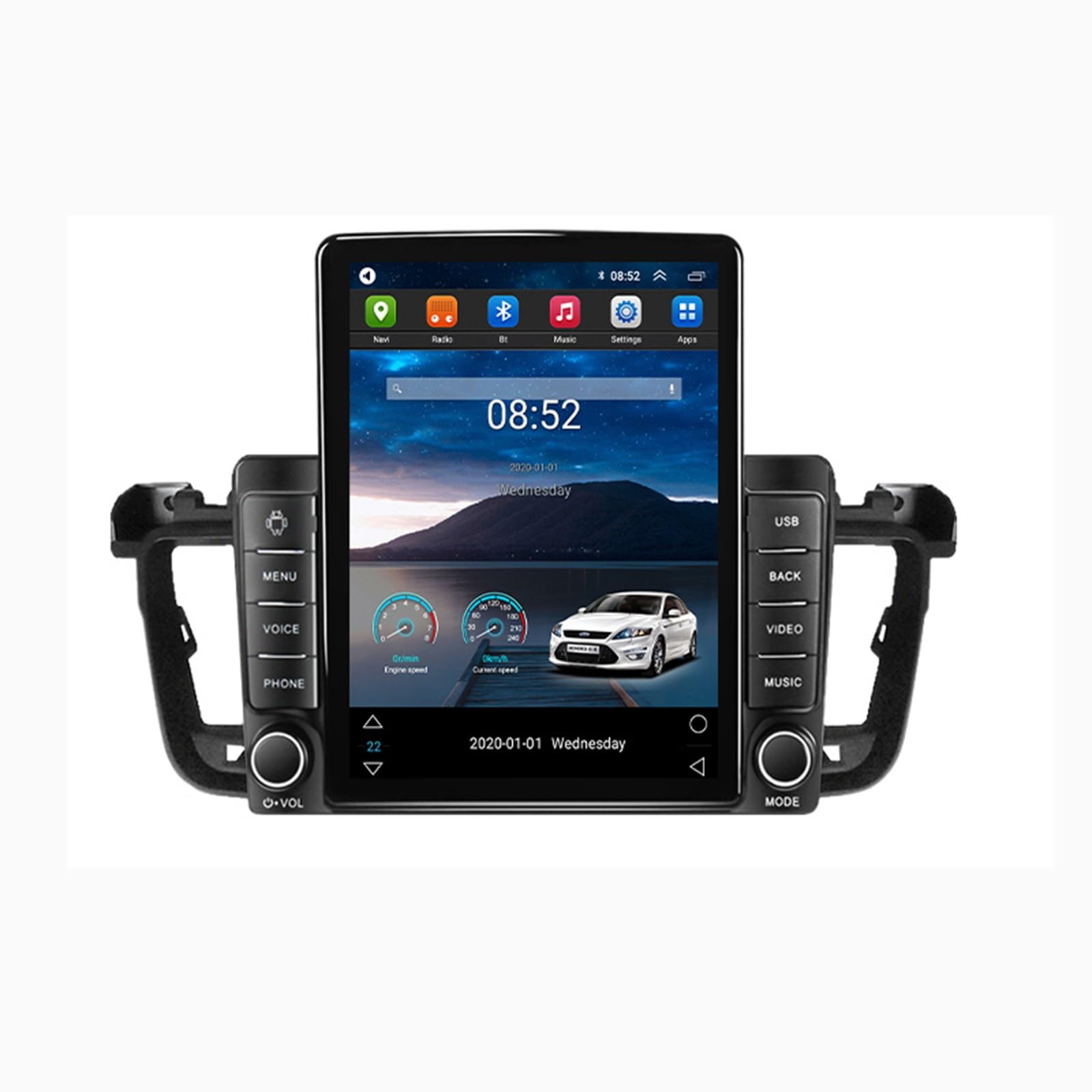 Autoradio Android 11 pour Peugeot 508 (2011-2018) avec navigation GPS intégrée et CarPlay - TS2