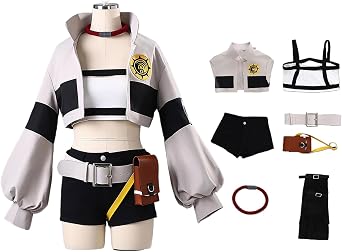 Womens Anime Cosplay Costumes Riyo Costume Uniform Full Outfts for Halloween