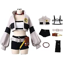 Cosfun Women's Anime Cosplay Costumes Riyo Costume Uniform Full Outfts for Halloween