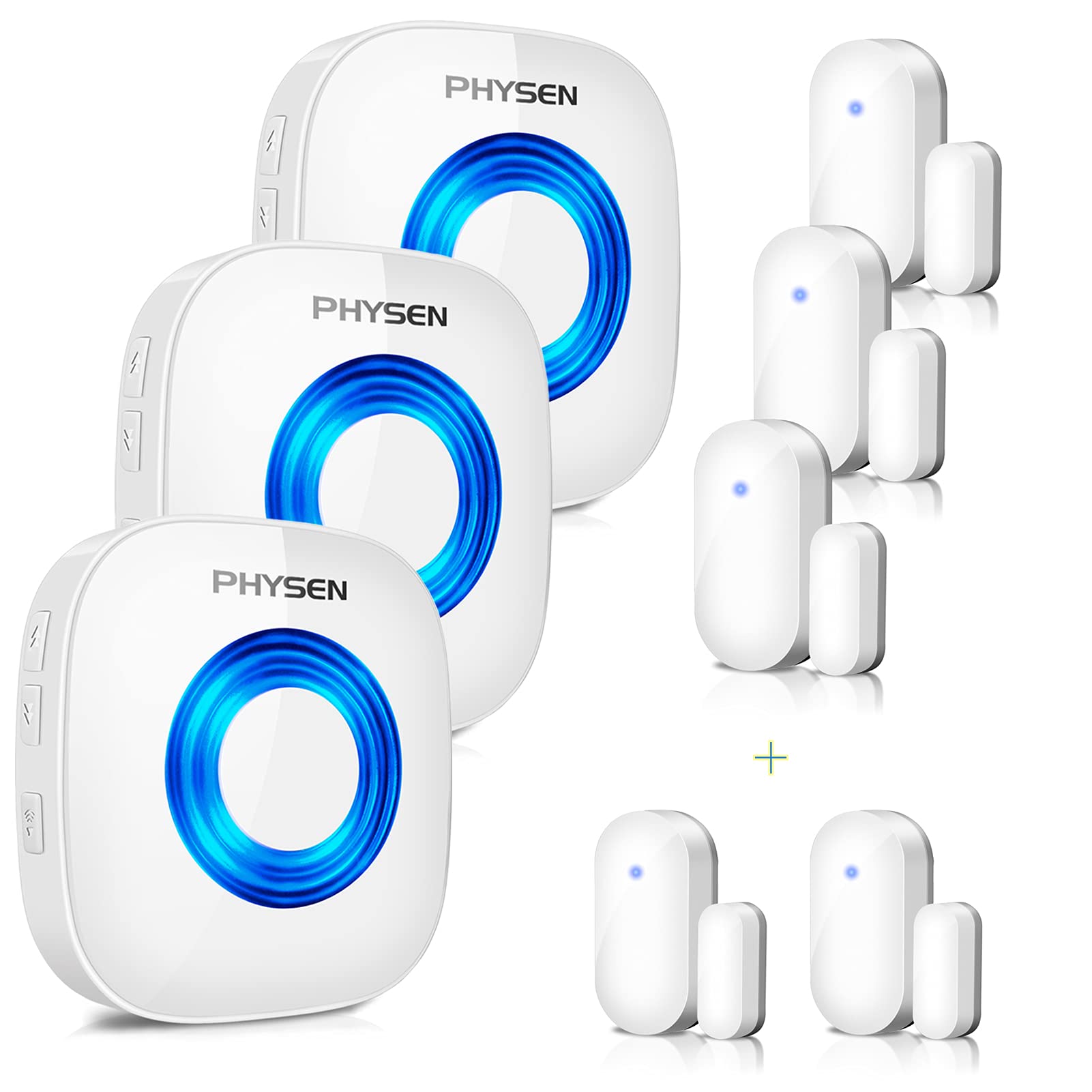 Buy PHYSEN Door Chime Wireless Door Open Sensor Window Alarm with 600