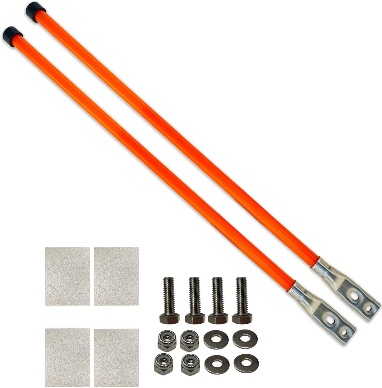 C CLINK 29" Snow Plow Markers Blade Guides Orange 3/4