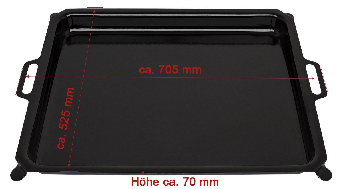 Beeketal 'GGB-1' Profi Gastrobräter Gasgrill mit emaillierter Stahlpfanne, 3-flammig, Piezo Zünder, 3 x Gasregler stufenlos, Gasbräter inkl. emaillierter Stahlpfanne, Gasschlauch und Druckminderer
