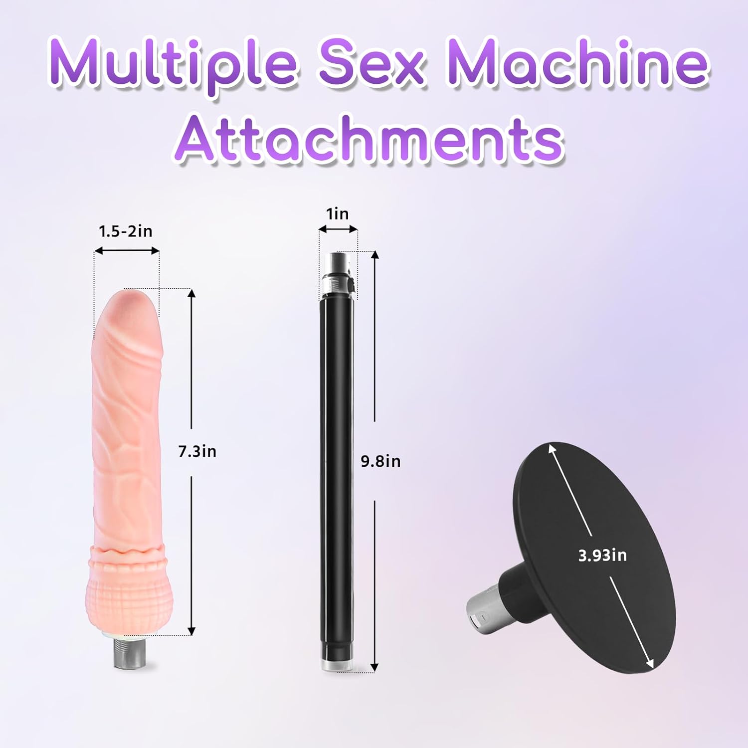 Sex Machine Thrusting Dildo Machine with Suction Cup Adapter, 3XLR Connector Fuck Machine with Remote Control, Dildo Machine Adjustable Angle Hands-Free Adult Sex Toy