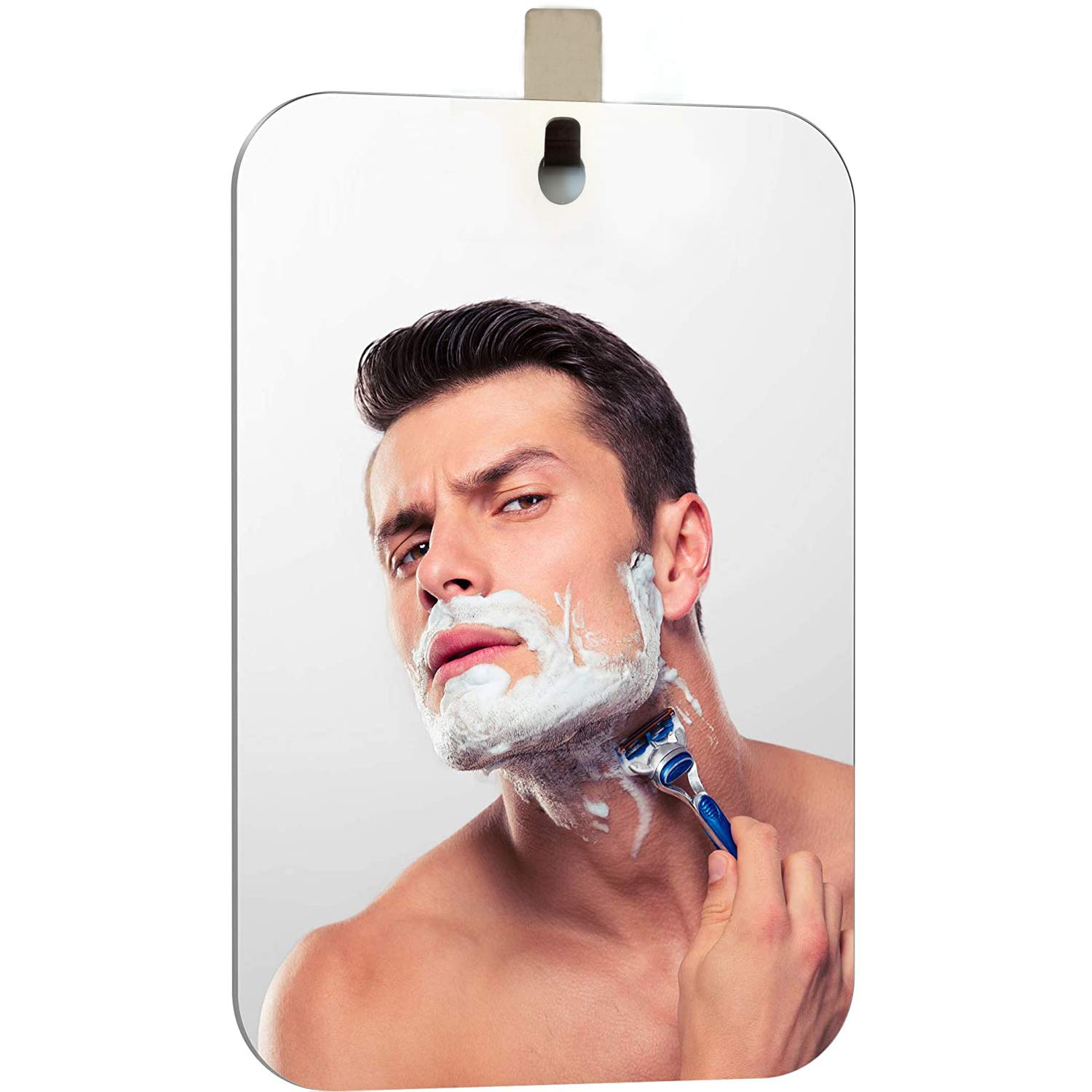 Deluxe Large Fogless Shower Mirror Fogless Shaving Mirror 7 48 in X 11 in Anit-Fog Shaving Mirror with