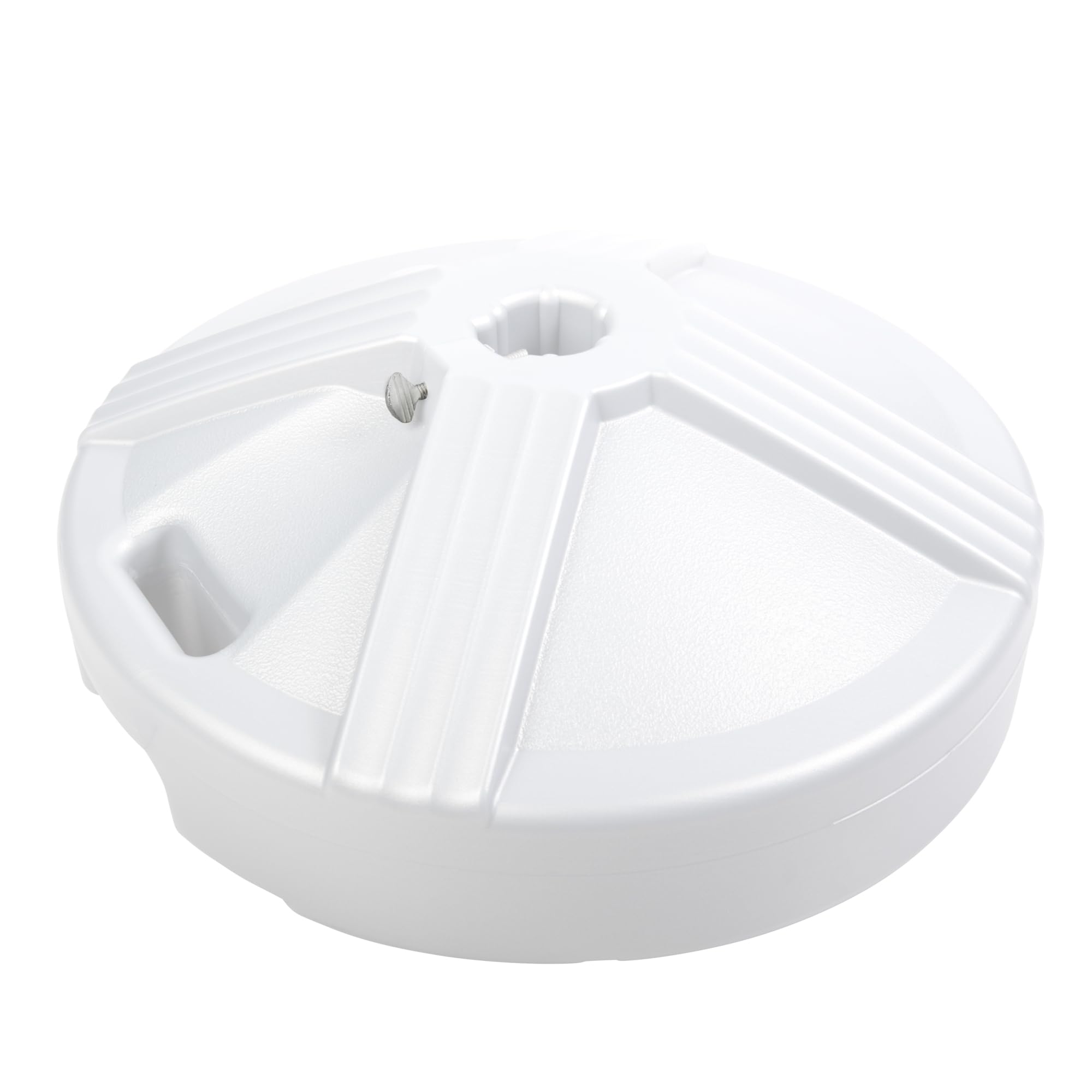 US Weight 50 lb Umbrella Base, White FUB1W - 1 Each