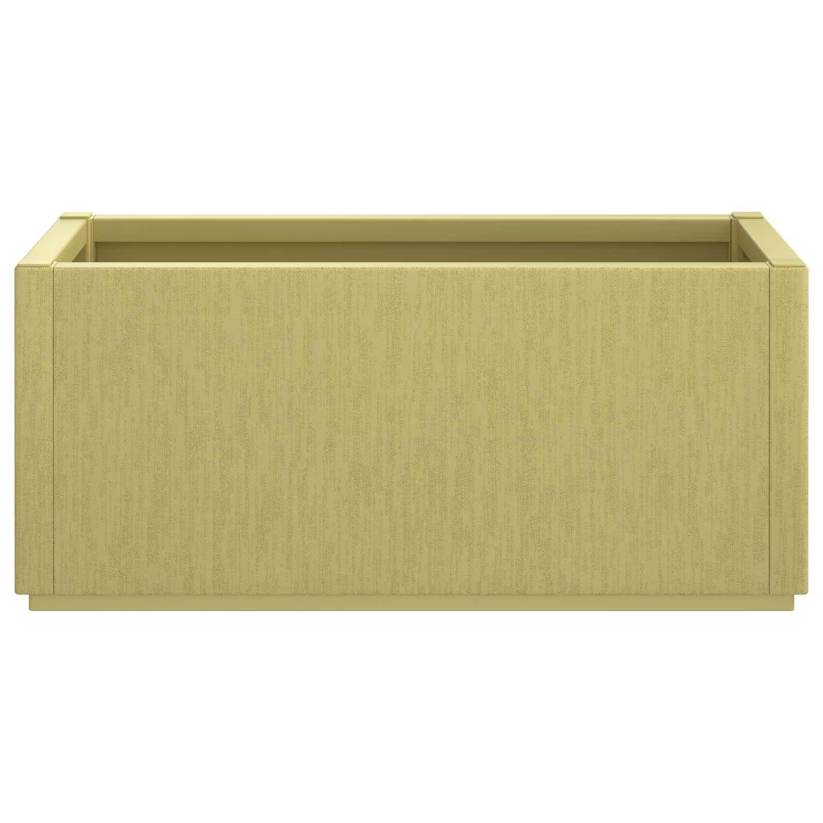 Skrzynka na kwiaty ogrodowe, zielona, z polipropylenu, 80 x 36 x 35 cm, donica na rośliny na balkon, taras i do ogrodu, z otworami drenażowymi na zioła, warzywa, dekoracje i na zewnątrz