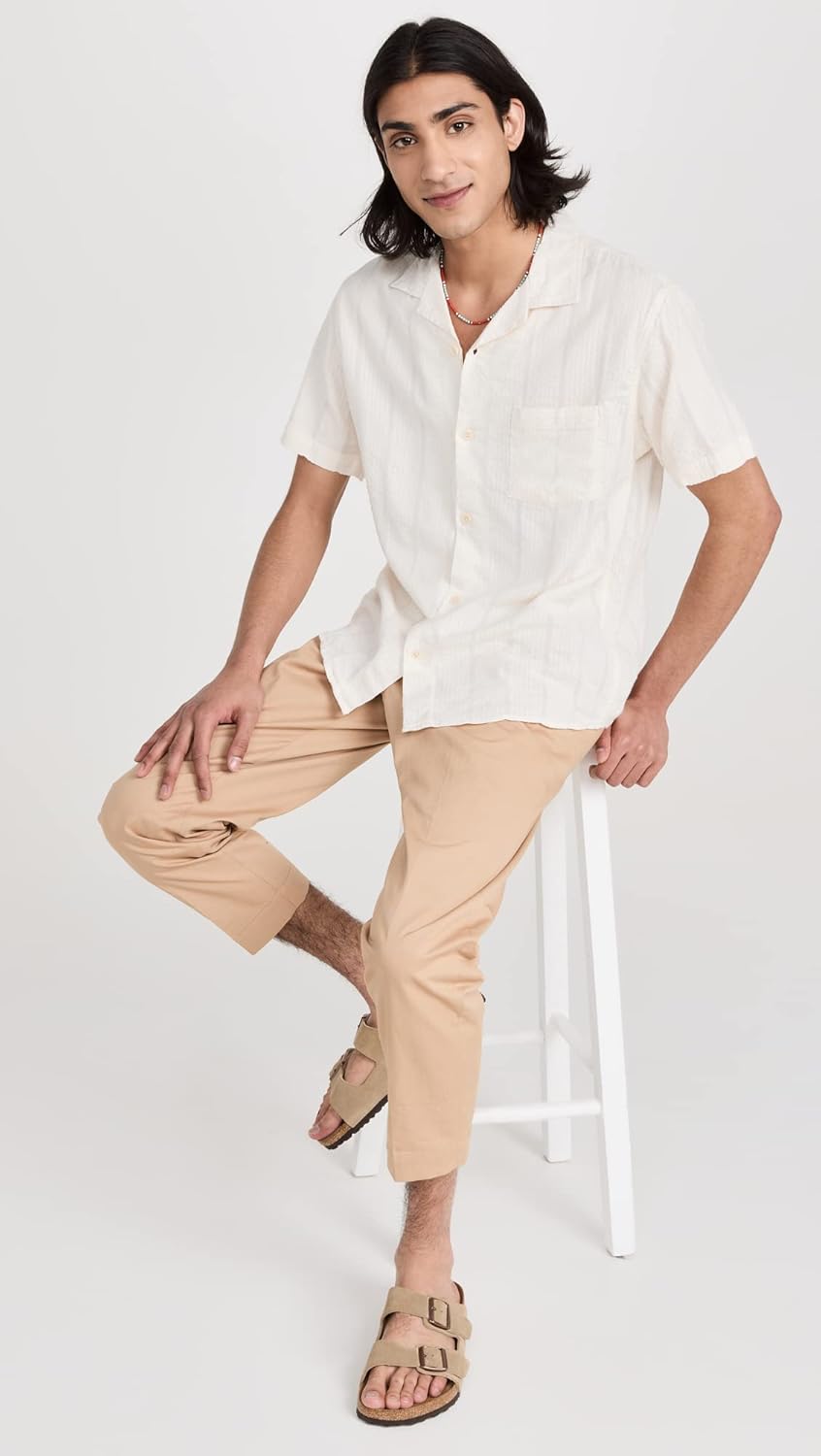 Corridor Men's Striped Seersucker Shirt