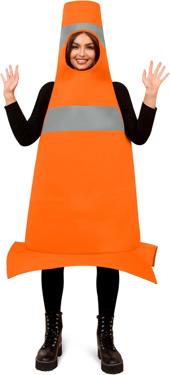 For G and PL Halloween Women's Traffic Cone Cosplay Party Costume