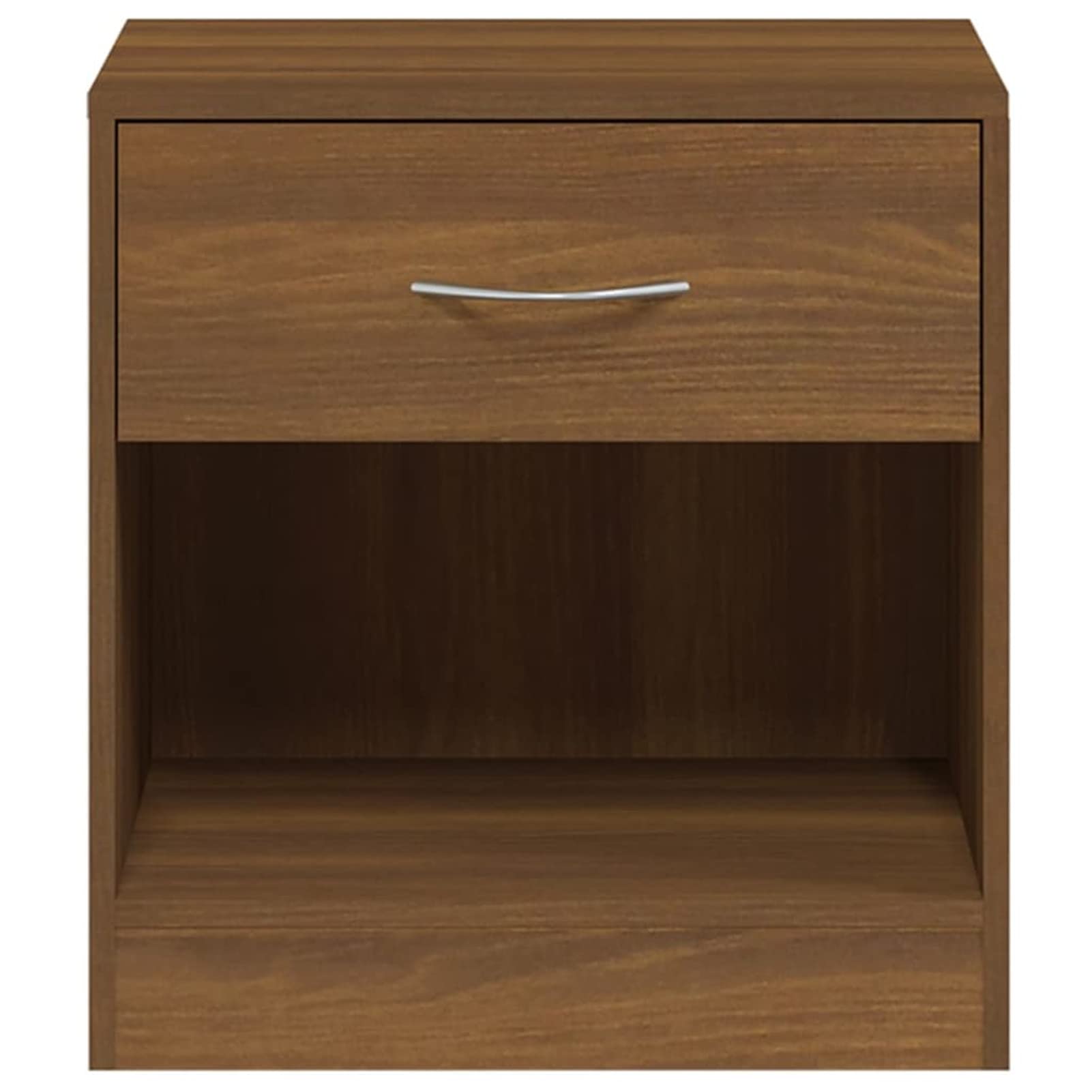 LAPOOH Comodini 2 pezzi con cassetto marrone rovere, comodini, comodini, comodini per soggiorno, camera da letto - 342588