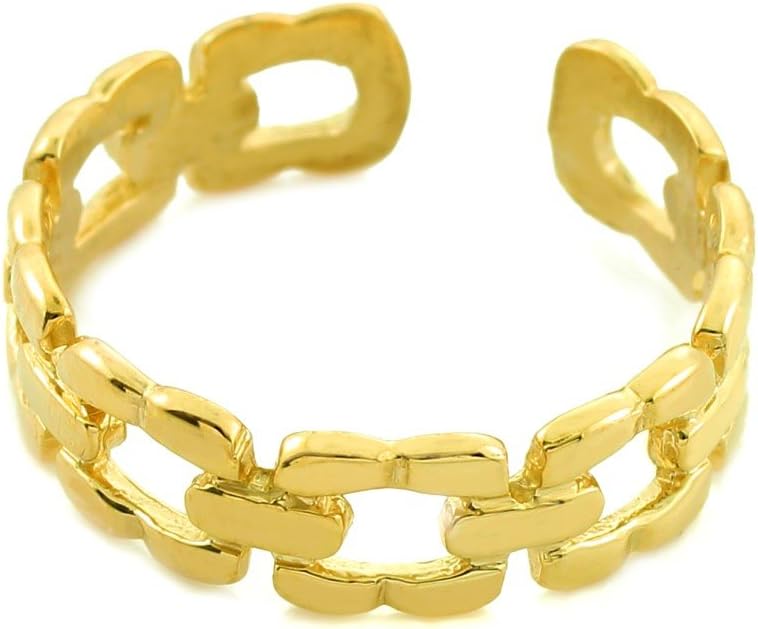 10k Gold Chain Link Toe Ring