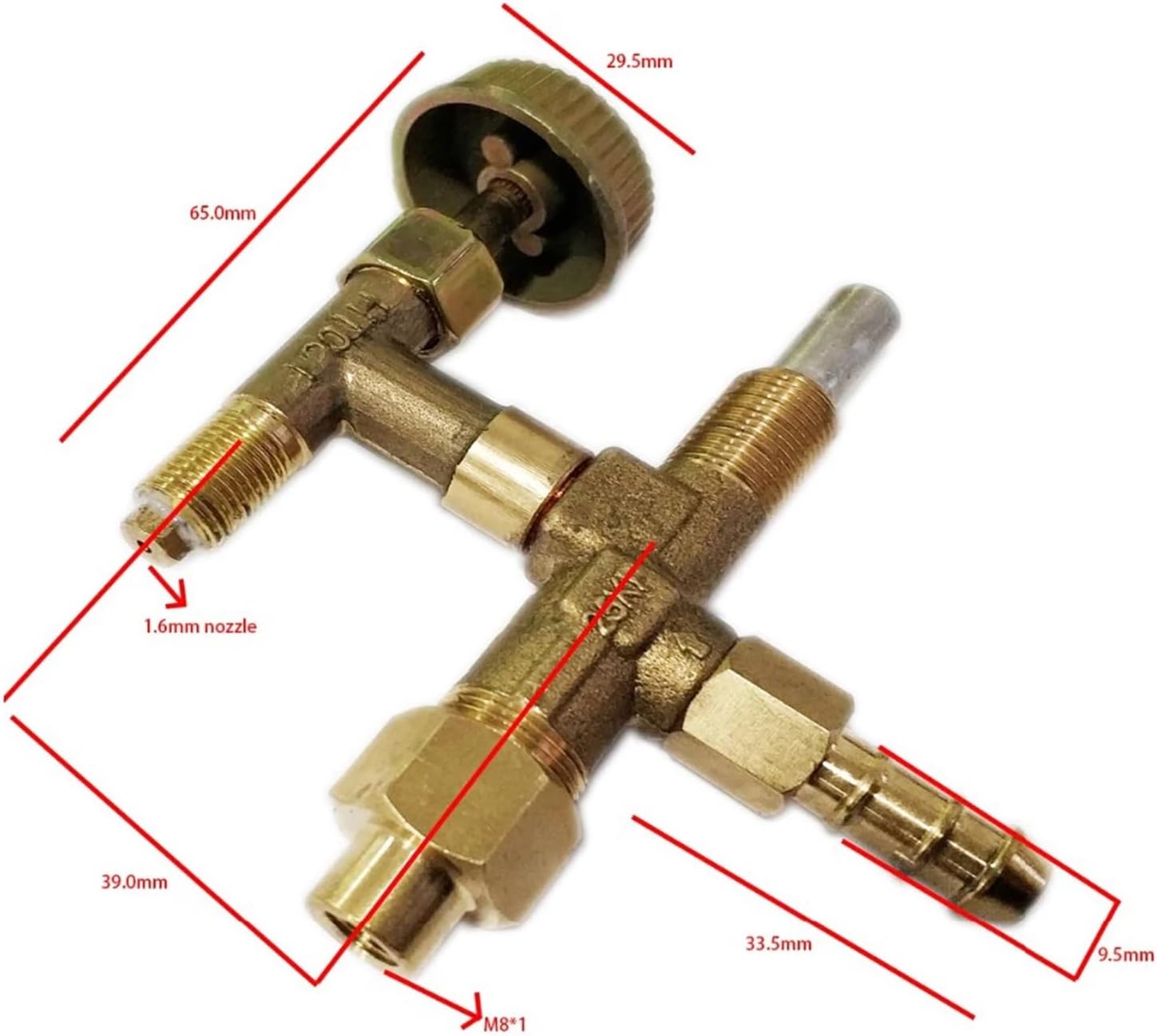 Propane Gas Brooder Heaters Replacement Parts Main Push Conctrol Plug Valve Flame Failure Safety Control Accessories Lucky