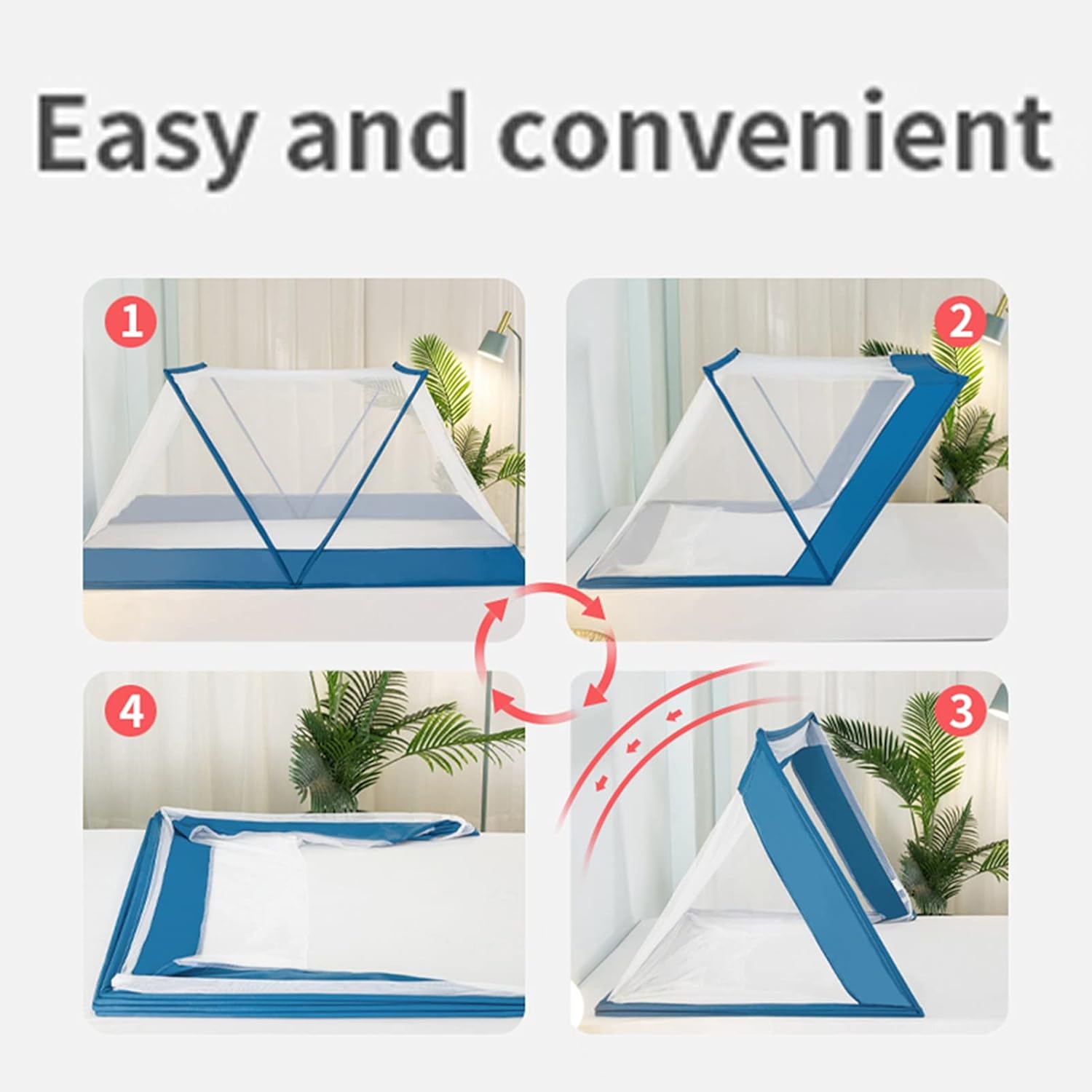 Mosquito Net Outdoor Portable Mosquito Net, Home/Adult Bed Mosquito Net, Foldable & Installation-Free Mosquito Net (Color : Green, Size : 135x190x80cm)