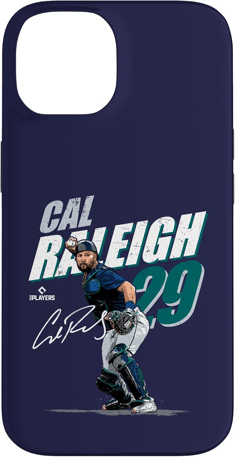 Cal Raleigh | Seattle MLB Baseball Players | MLBCRA204M Case for iPhone 14 Plus
