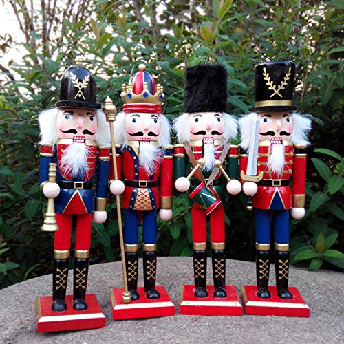 image for O-Toys Wooden Nutcracker Ornaments Christmas Decoration Figures Puppet