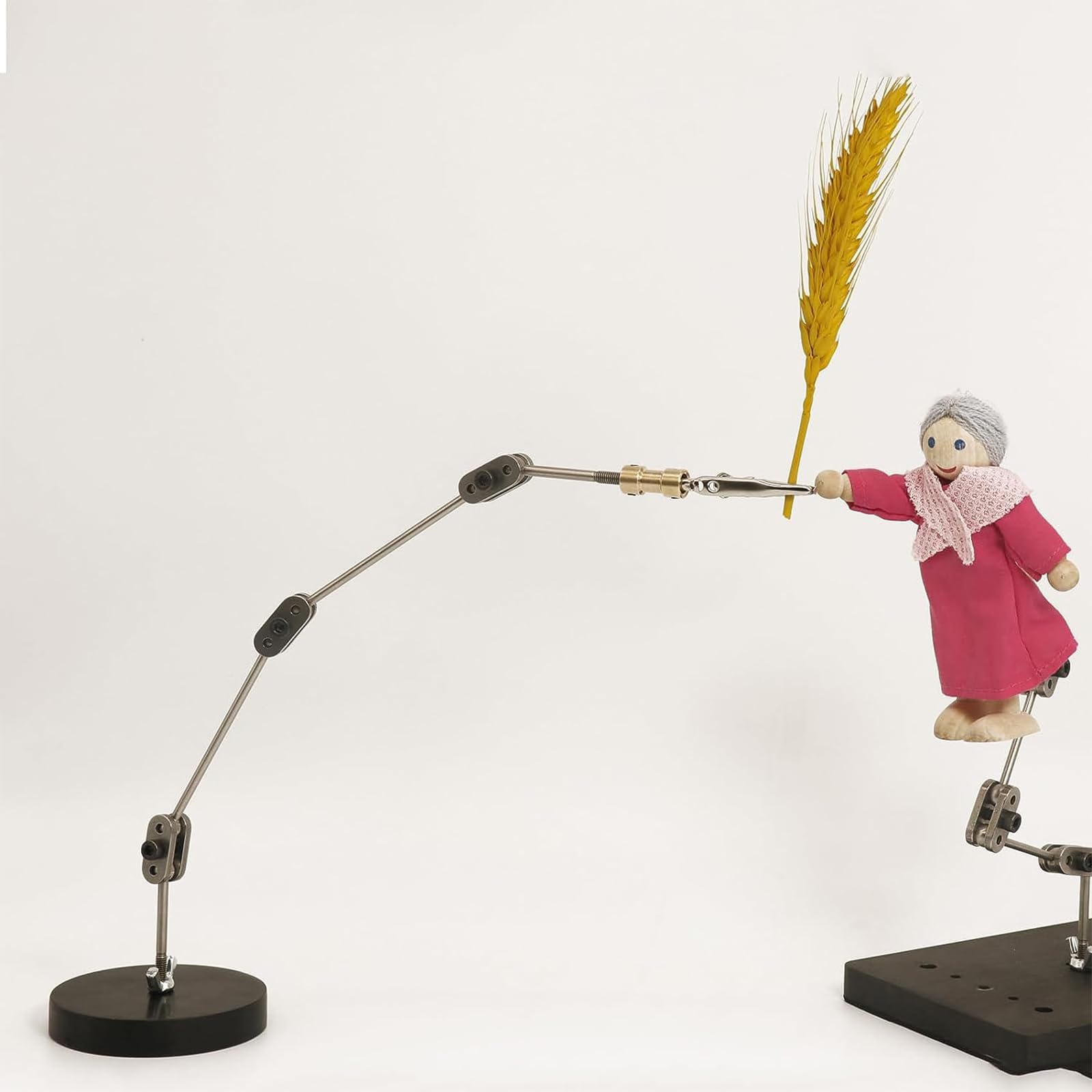 Sistema de Montaje de Armadura de Acero Inoxidable Ligero Listo para Ensamblar para Animación Stop Motion | Rig Arm para Sujetar Marionetas Ligeras, Apoyar el Movimiento de tu Personaje