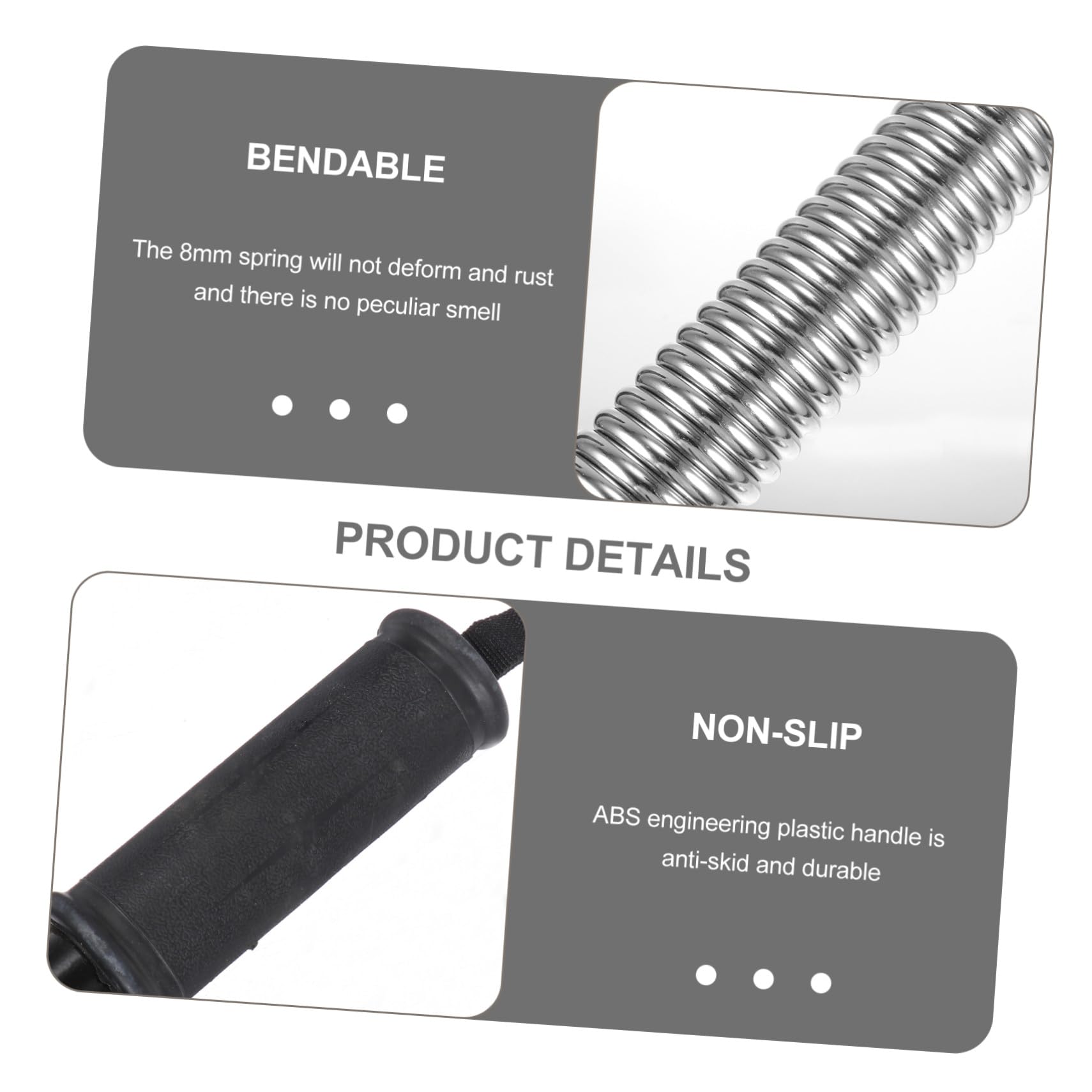 Attrezzo Power Wrist Nero per Allenare Polso, Avambraccio e Braccio
