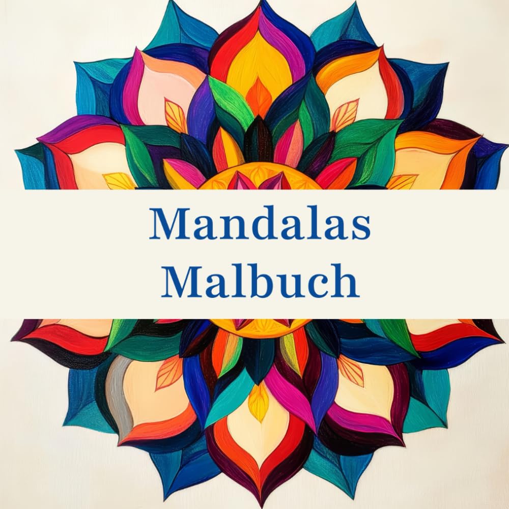 Mandalas Malbuch: Entspannen, ausmalen und genießen – 50 einfache und niedliche Designs