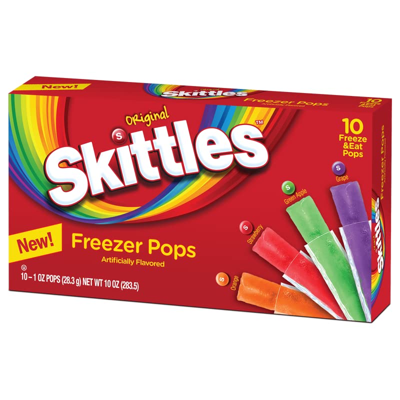 Skittles Freezer Pops  10 cajas de congelación  Lote de 2