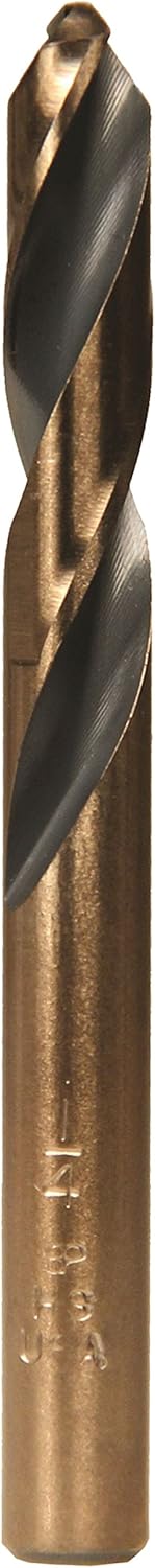 87740 Type 260-UB 135 Degree Split Point Magnum Super Premium Screw Machine Length Drill Bit (12 Pack), 7/64"